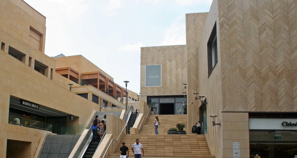 The rebuilt Beirut Souks in Downtown Beirut