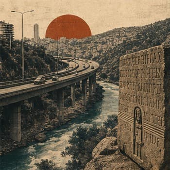 Nahr el-Kalb inscription wall in Lebanon.